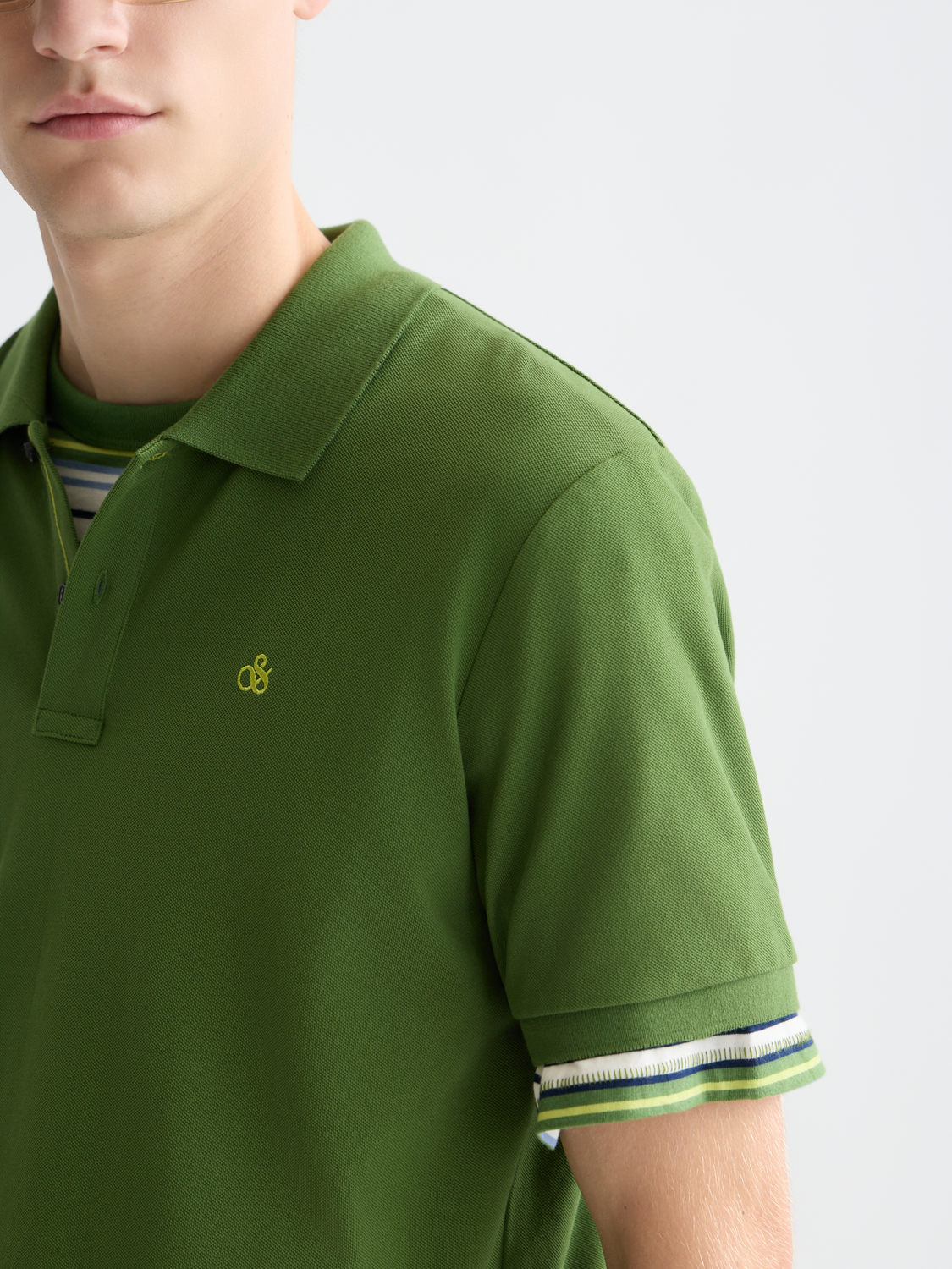 Seasonal Essentials pique logo polo