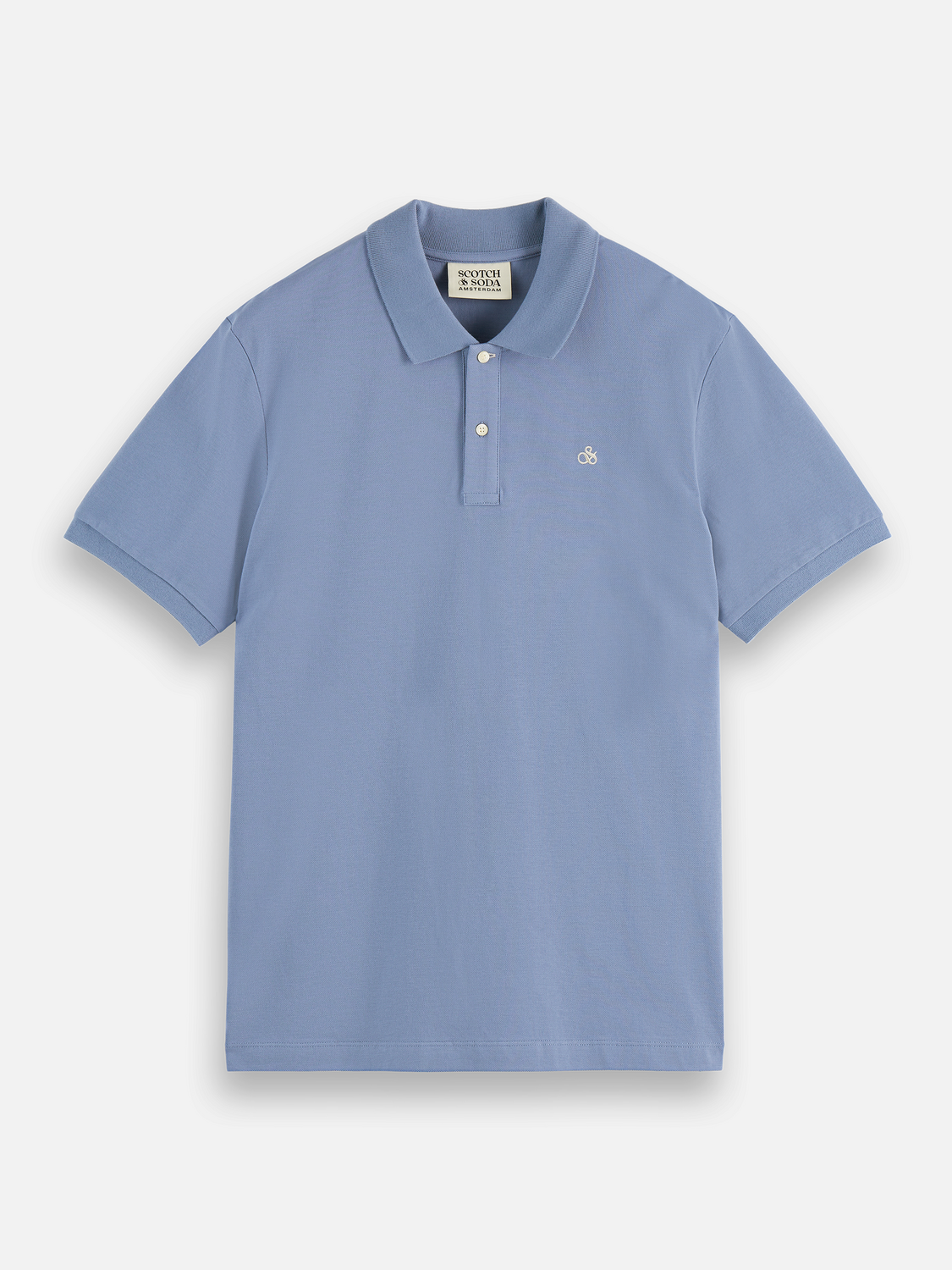 Seasonal core pique chest logo polo