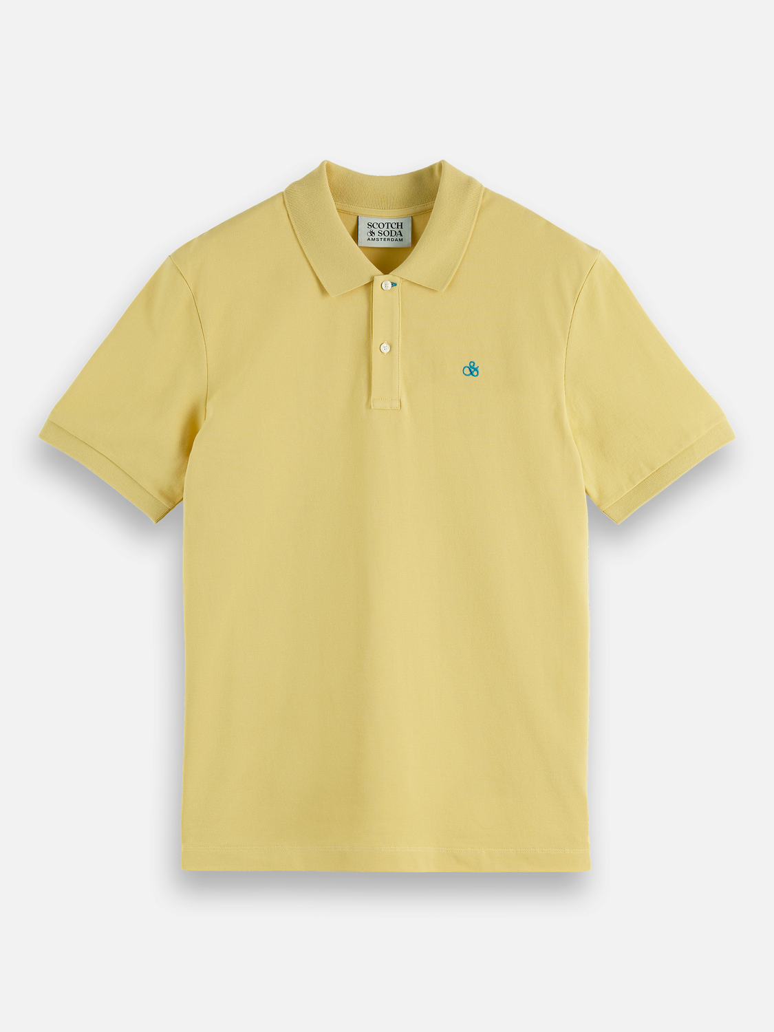 Seasonal core pique chest logo polo