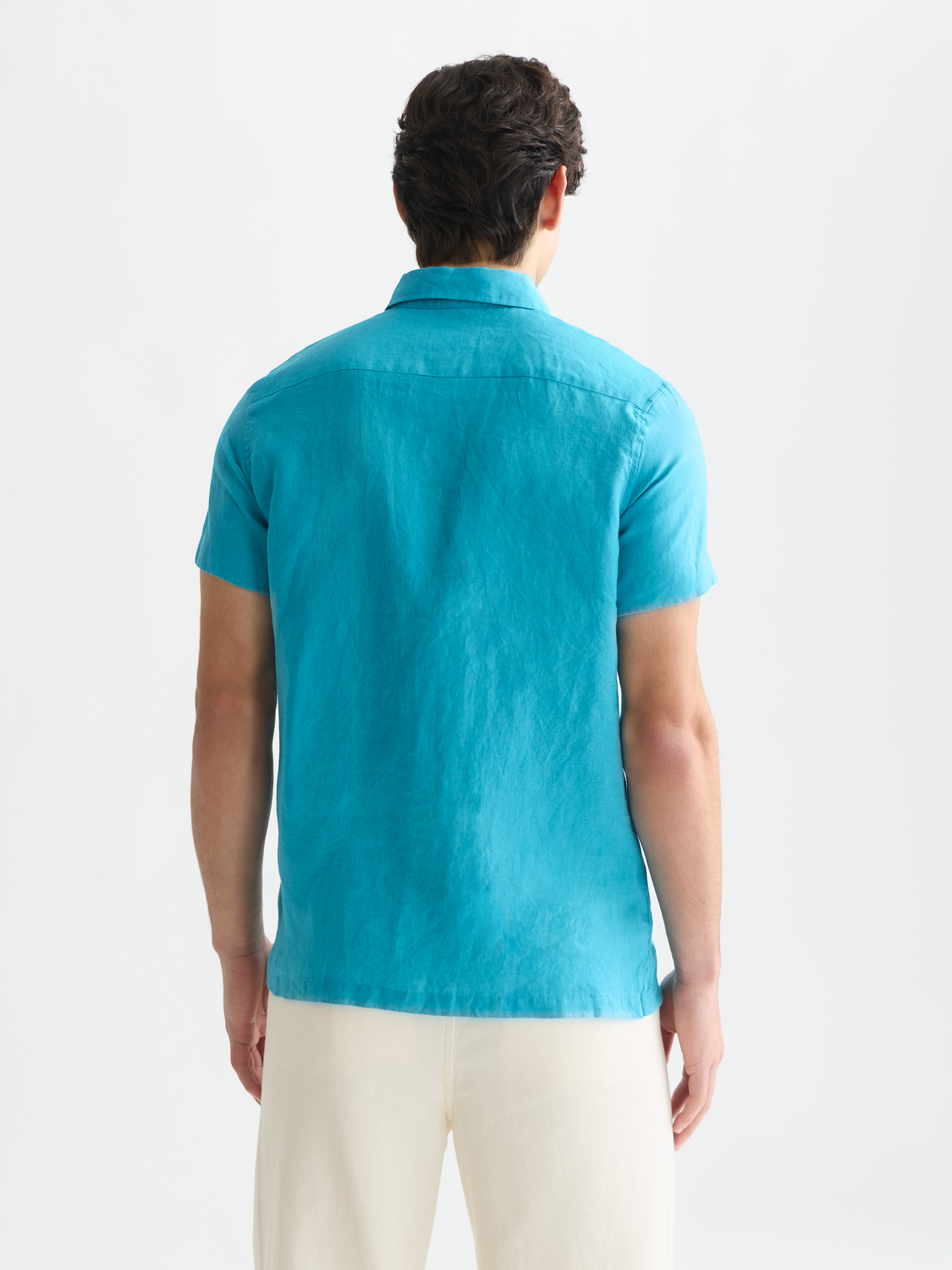 Seasonal Essentials linen short sleeve shirt