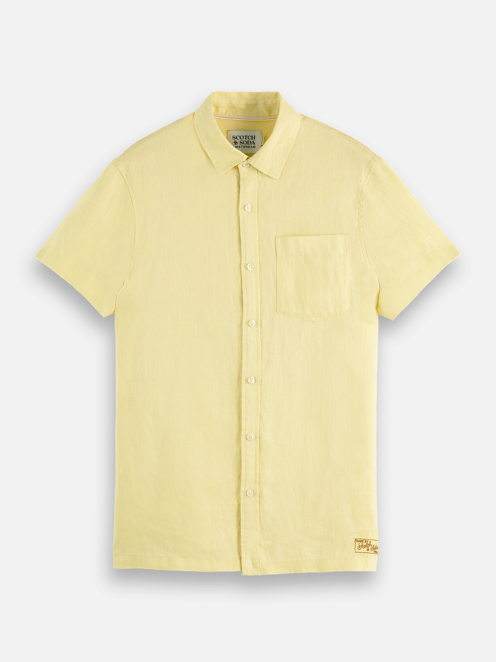Seasonal Essentials linen short sleeve shirt