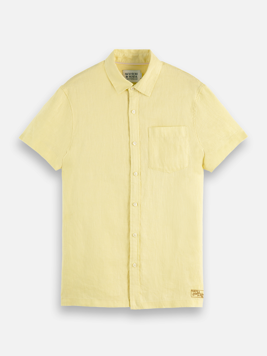 Seasonal Essentials linen short sleeve shirt