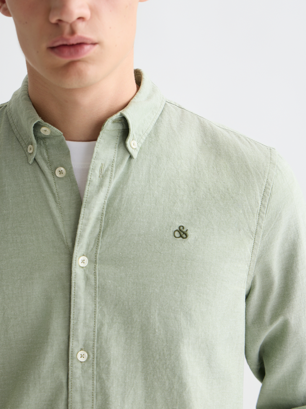 Seasonal core oxford solid regular fit shirt