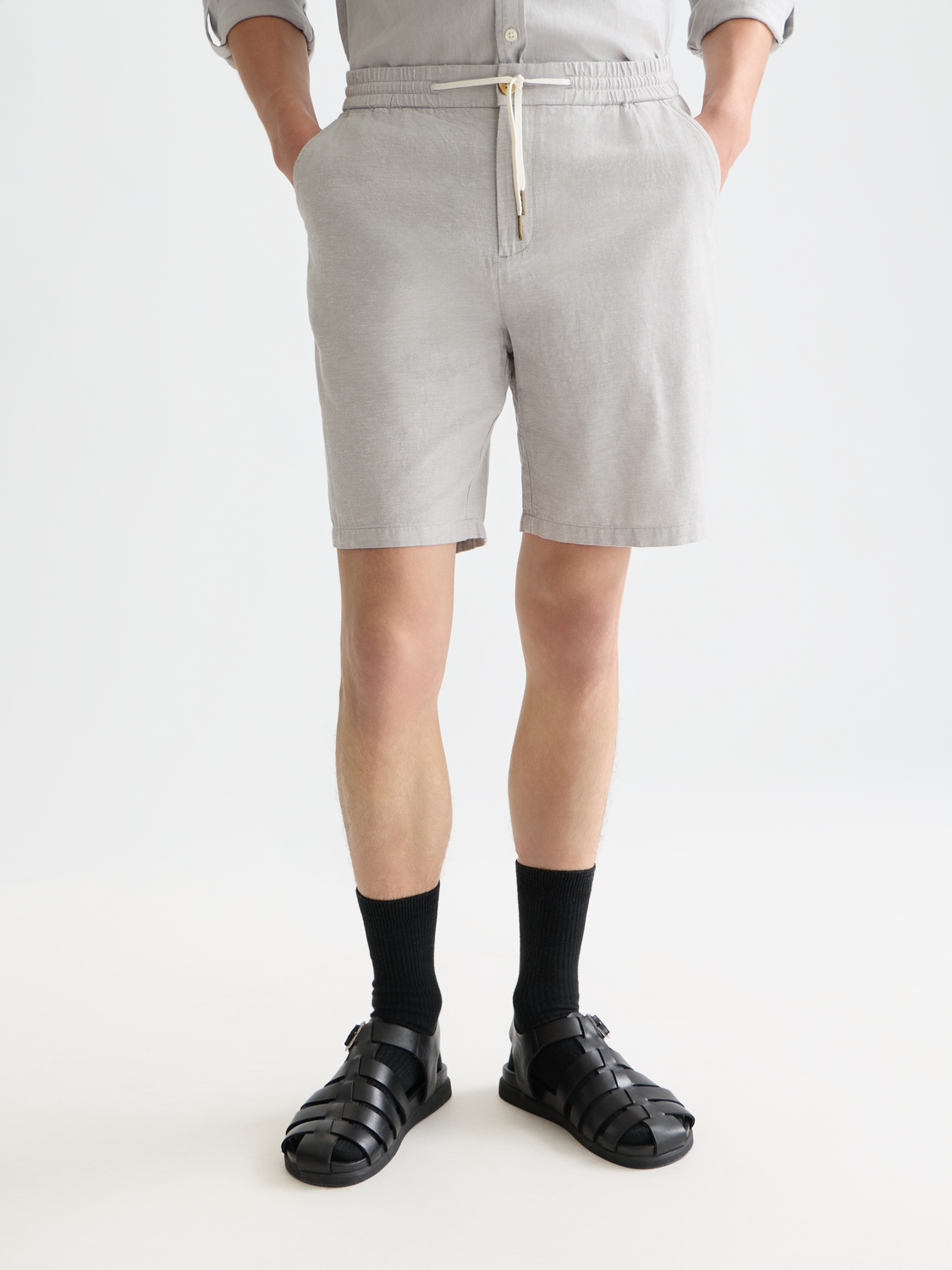 Seasonal Essentials Fave cotton linen chino shorts – Scotch & Soda