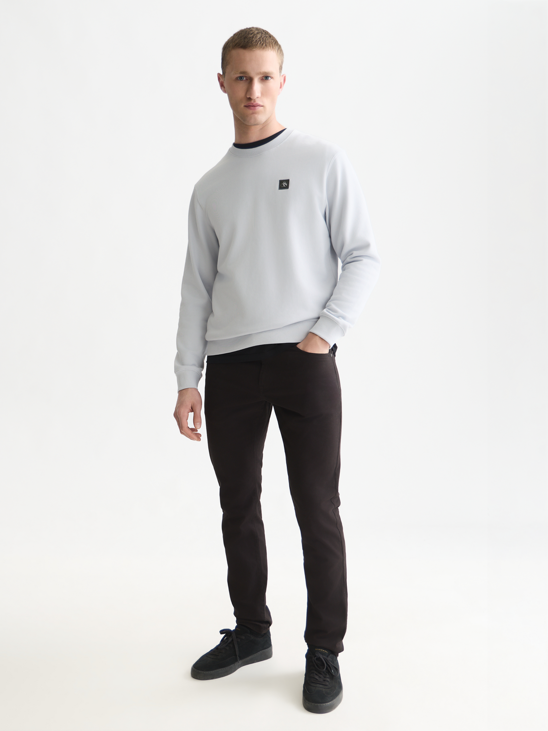 Seasonal Essentials logo badge sweatshirt