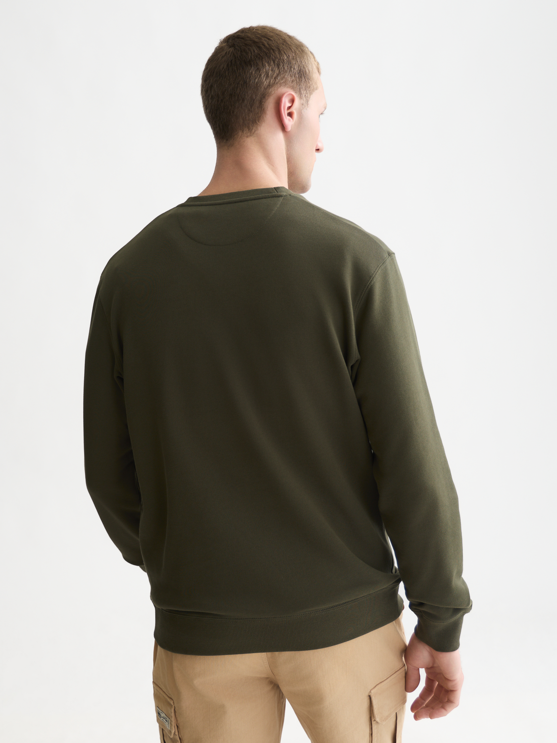 Seasonal Essentials Cotton Logo Badge Sweatshirt