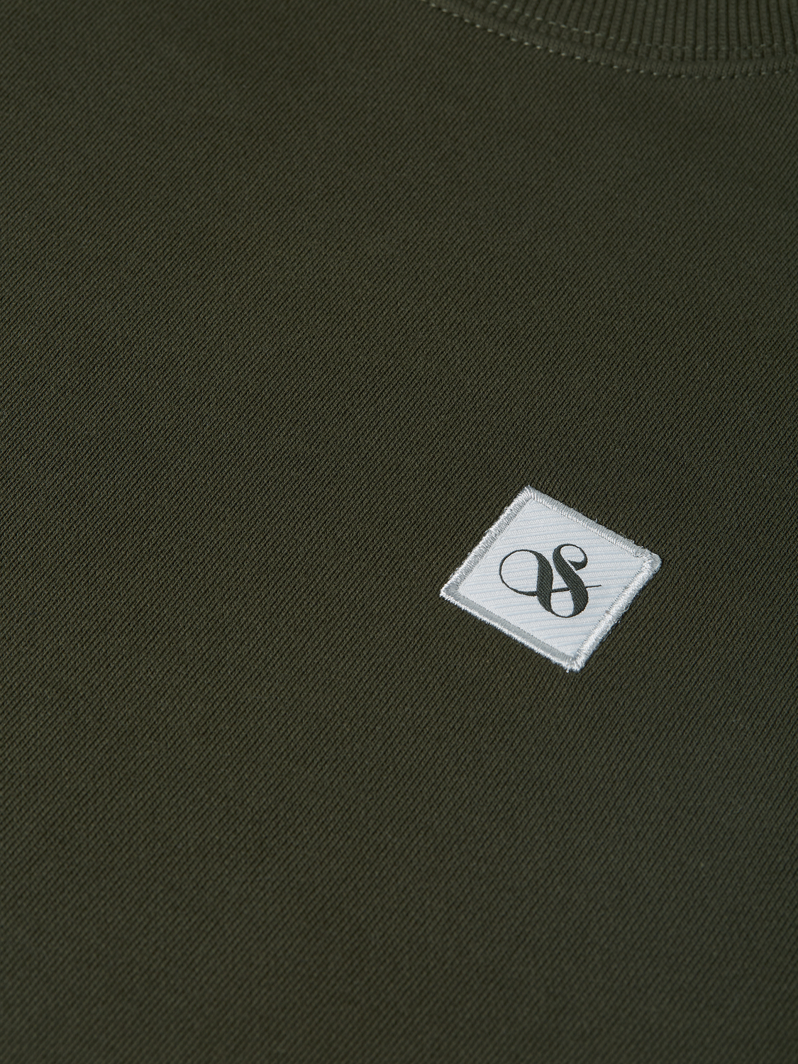 Seasonal Essentials Cotton Logo Badge Sweatshirt