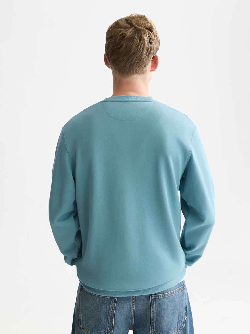 Seasonal Essentials Cotton Logo Badge Sweatshirt