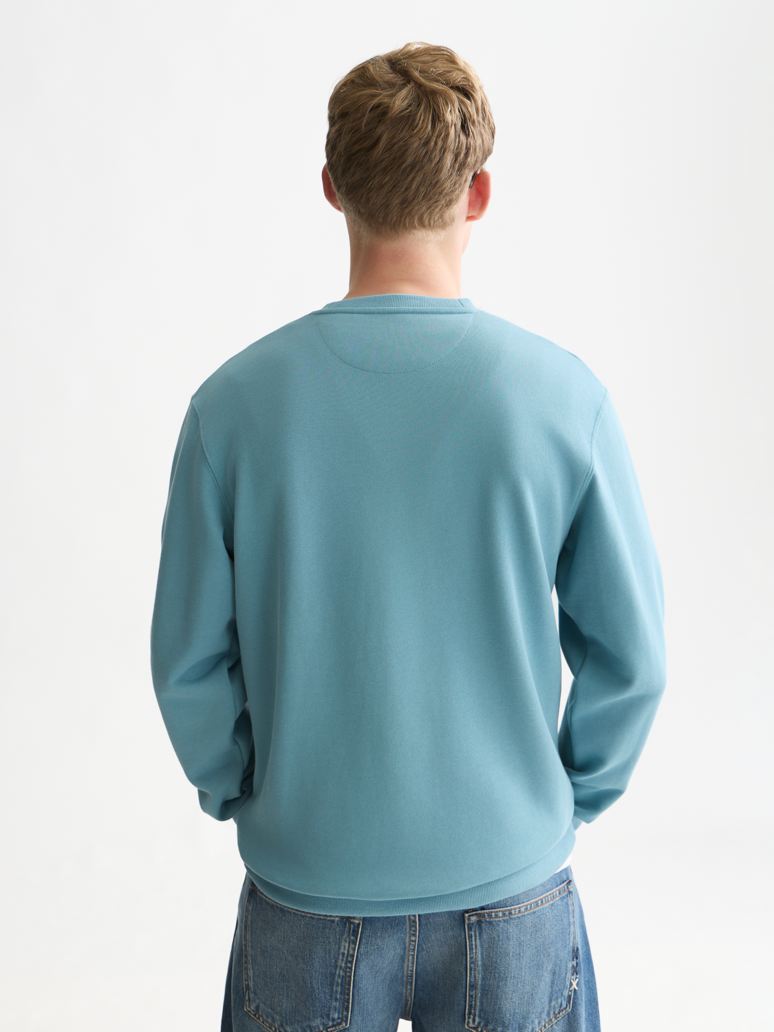 Seasonal Essentials Cotton Logo Badge Sweatshirt