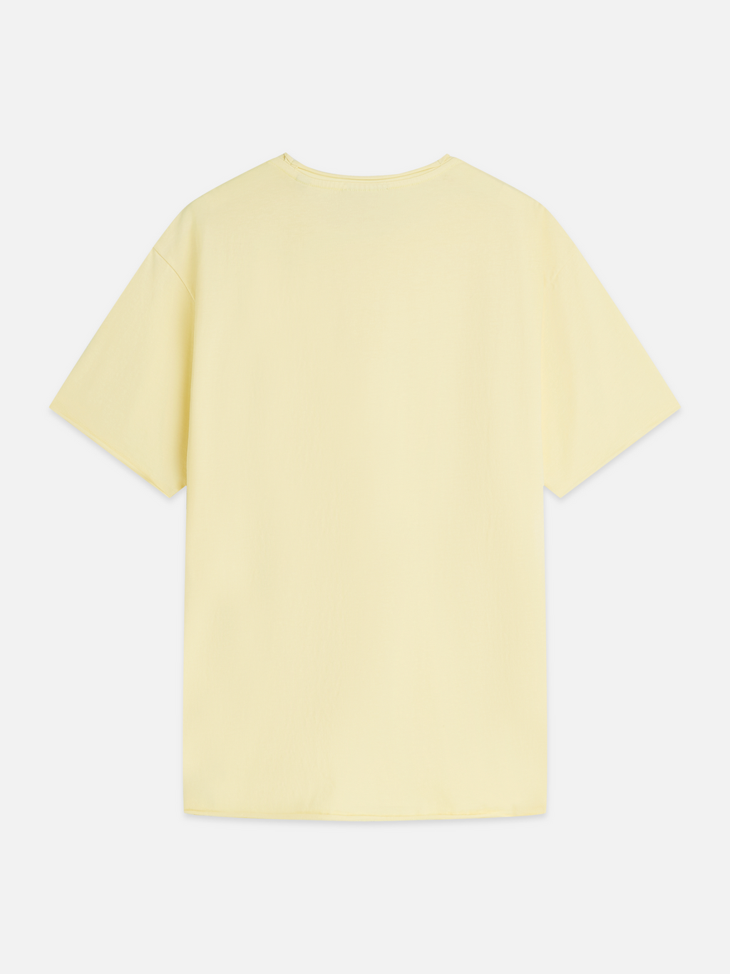 Seasonal Essentials Raw edge relaxed garment-dyed T-shirt