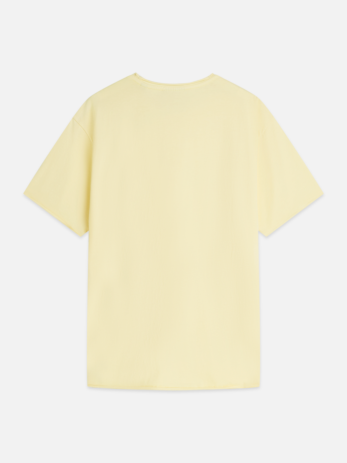 Seasonal Essentials Raw edge relaxed garment-dyed T-shirt