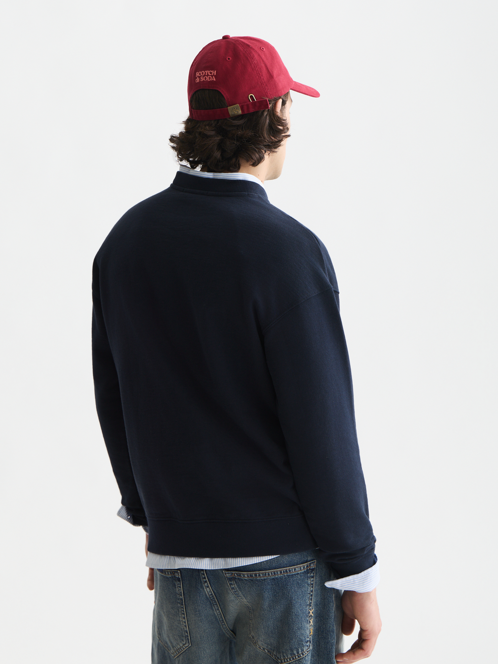 embroidered artwork relaxed sweatshirt
