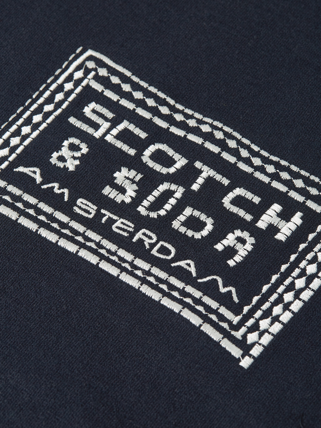 embroidered artwork relaxed sweatshirt
