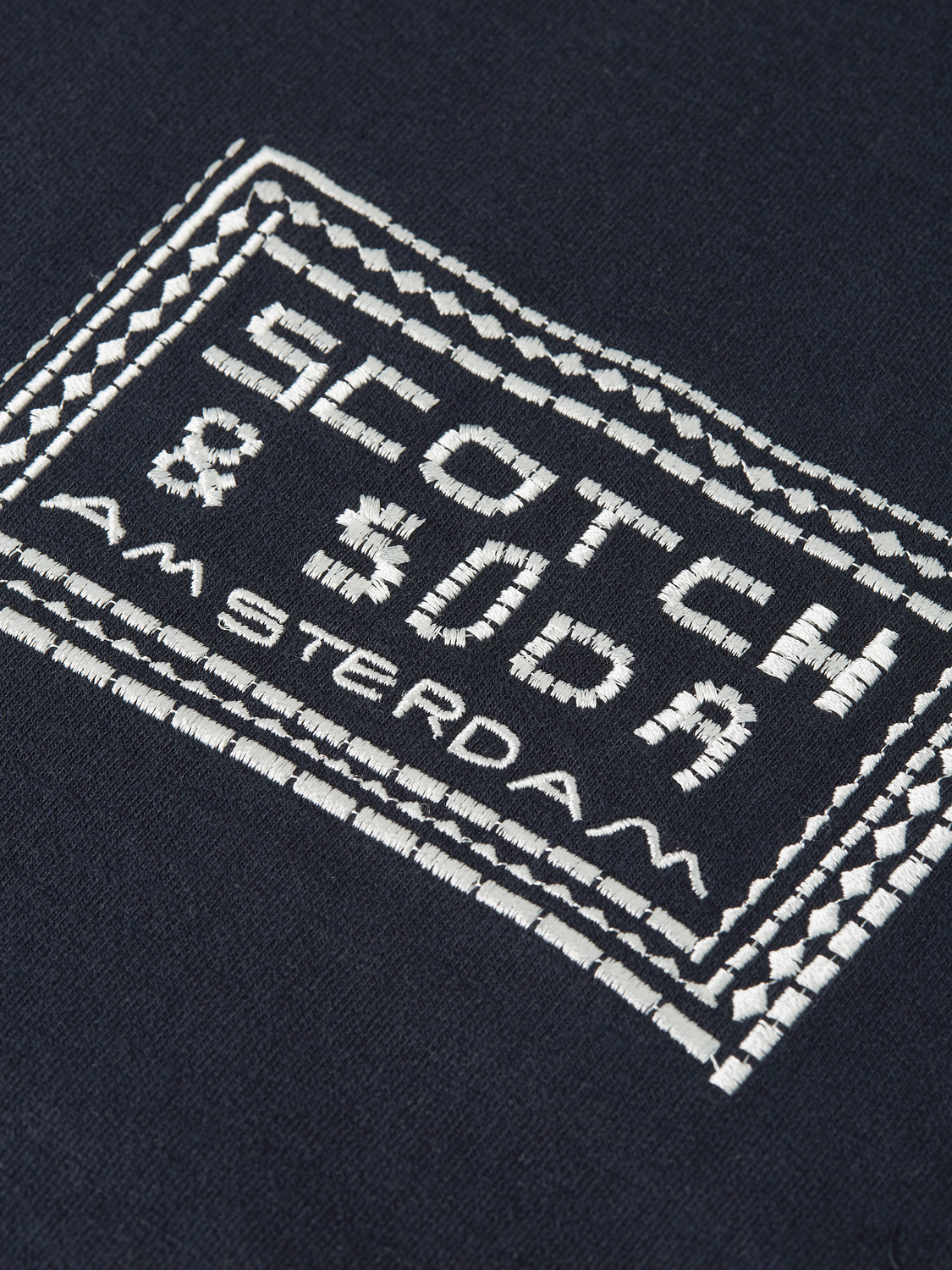 embroidered artwork relaxed sweatshirt