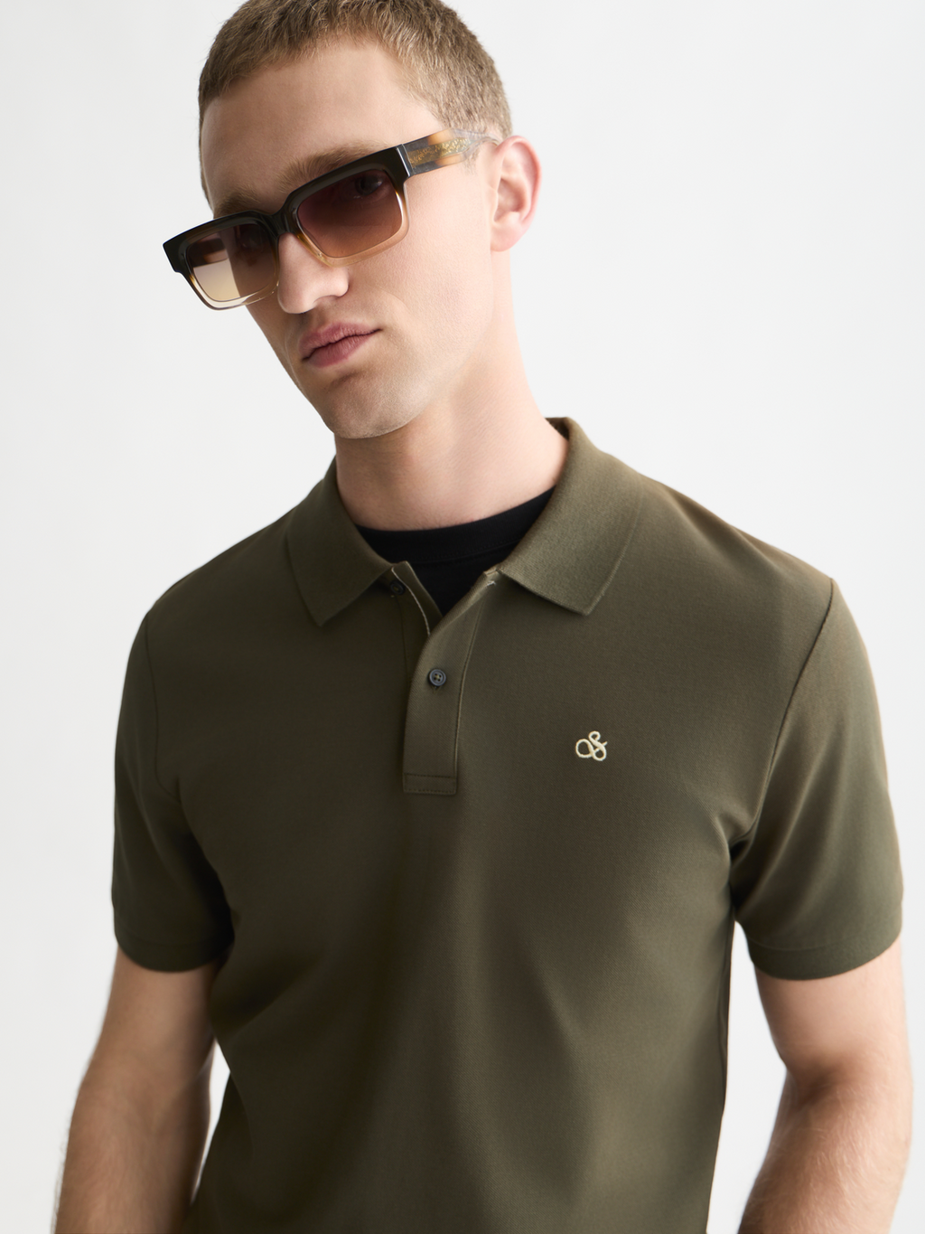 Seasonal Essentials pique logo polo