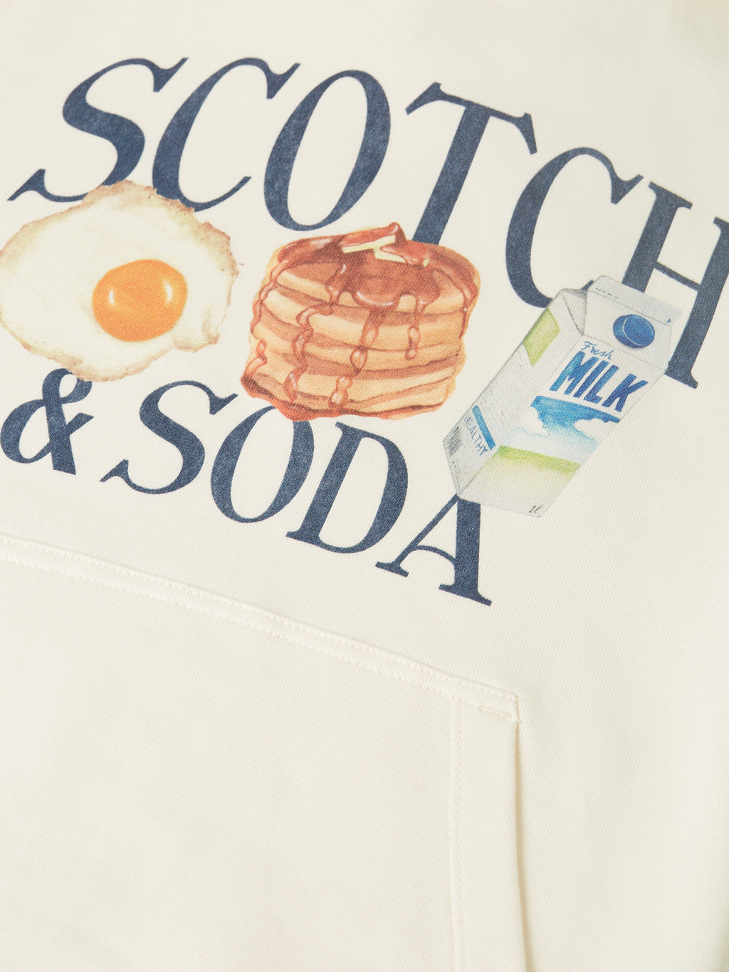 Artwork relaxed hoodie