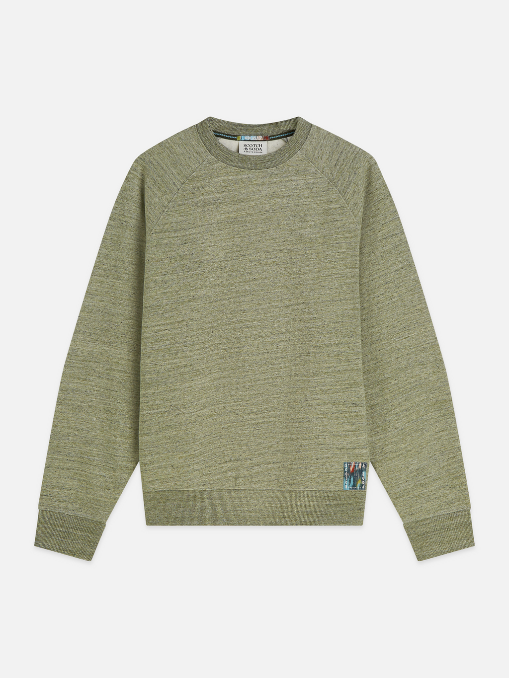 Melange Cotton Loose Sweatshirt