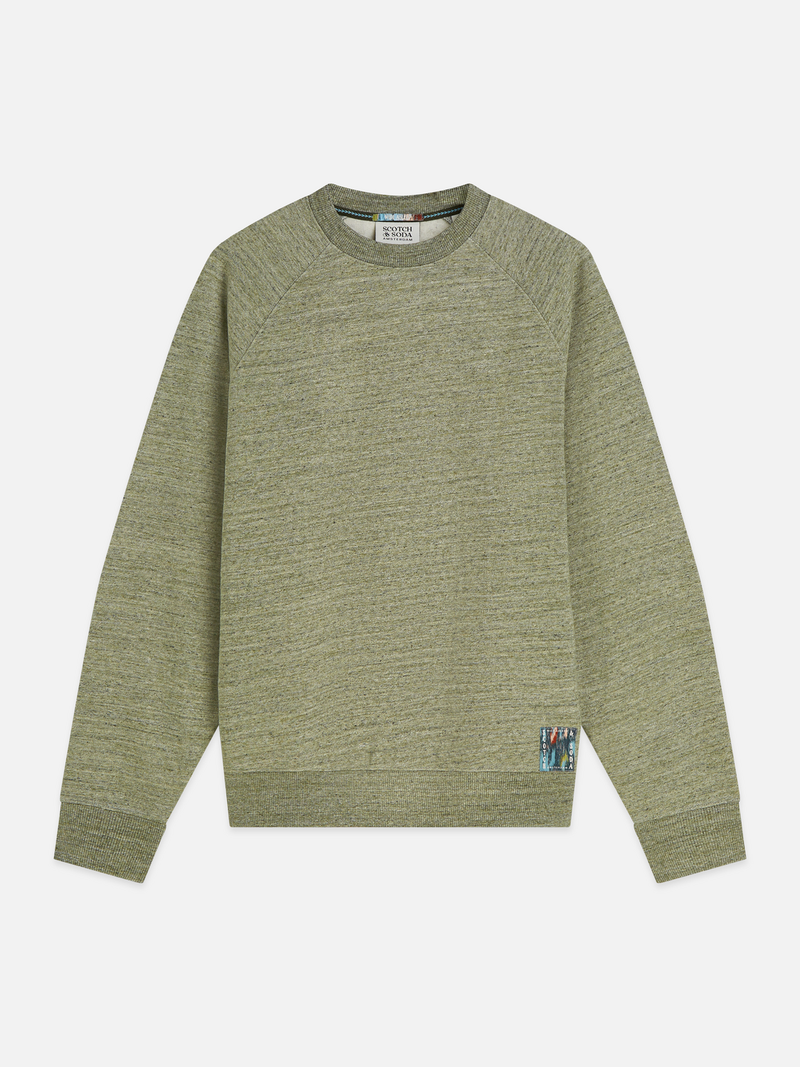 Melange Cotton Loose Sweatshirt