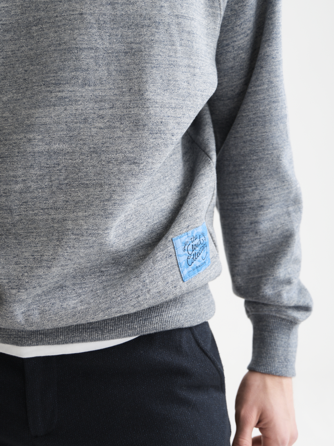 Melange loose sweatshirt