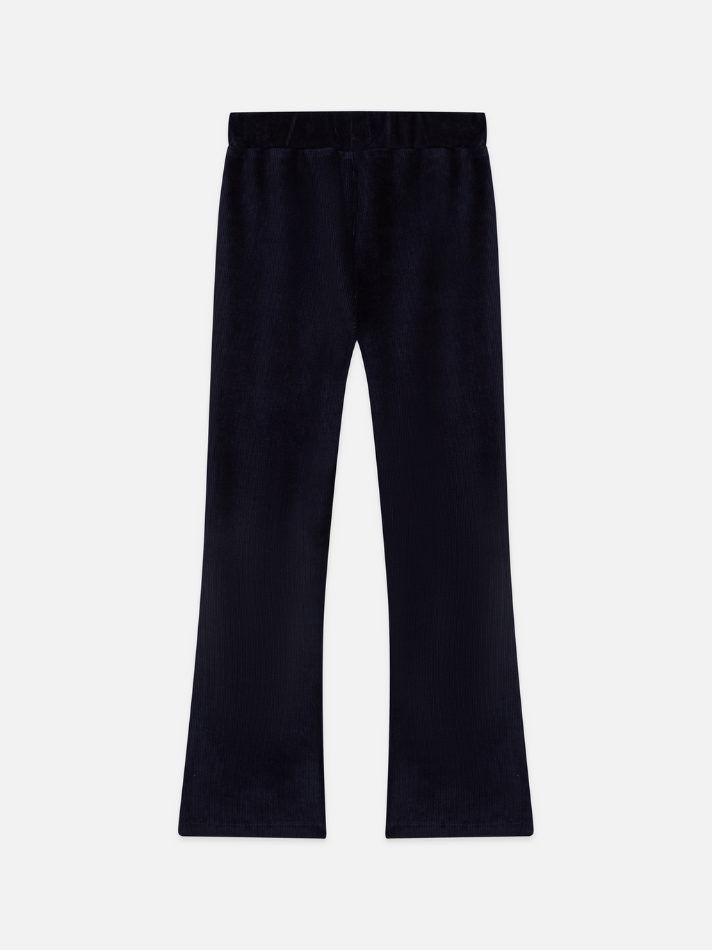 Girls Stretch Velvet Slim Flared Legging