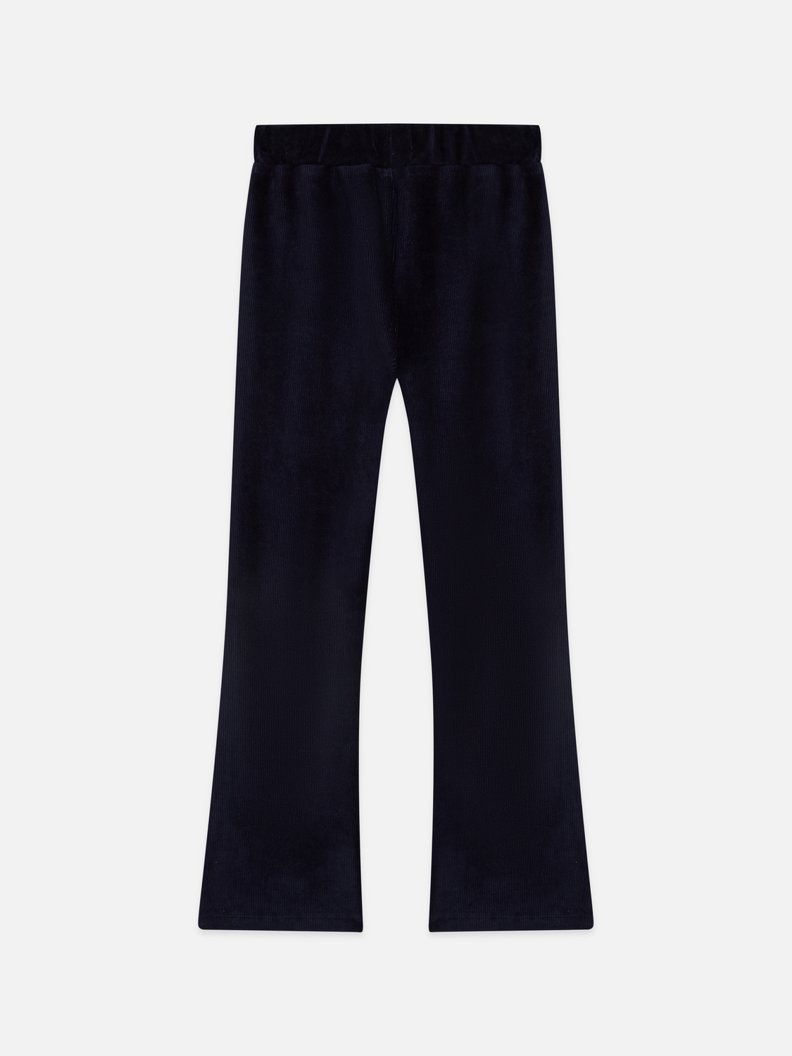 Girls Stretch Velvet Slim Flared Legging