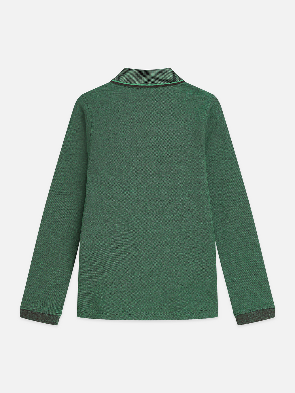 Boys Cotton Piqué Long-Sleeve Polo