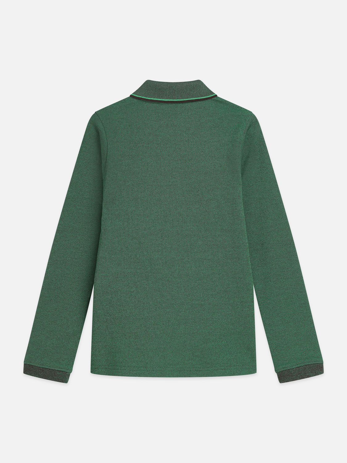 Boys Cotton Piqué Long-Sleeve Polo