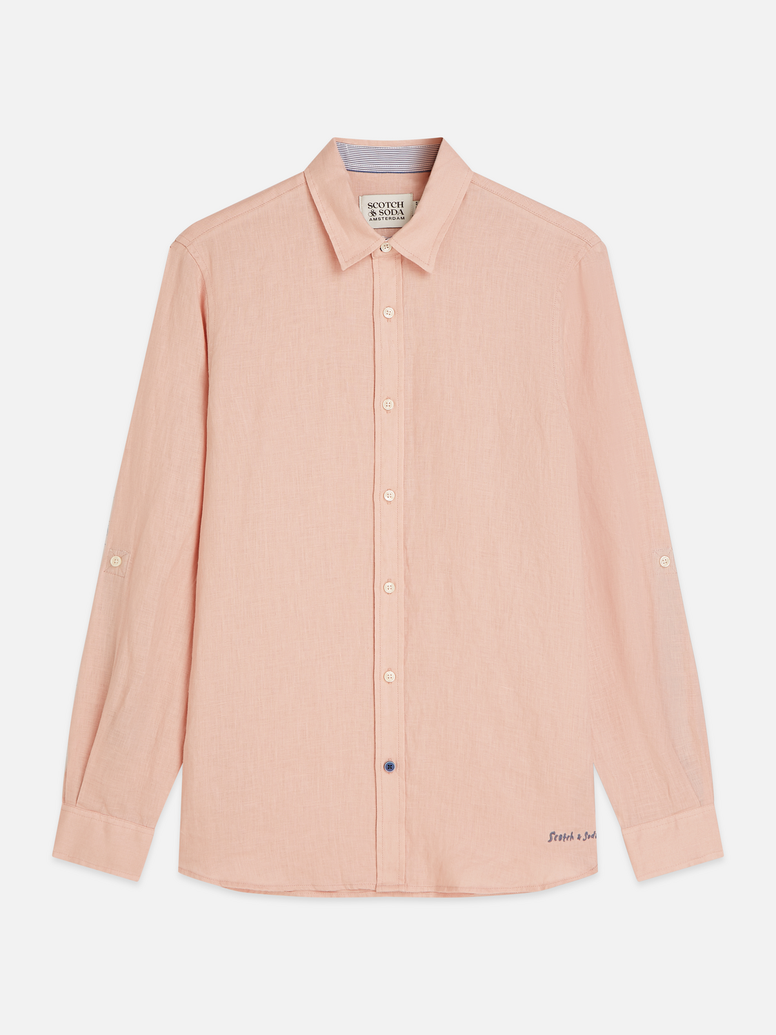 Solid linen shirt
