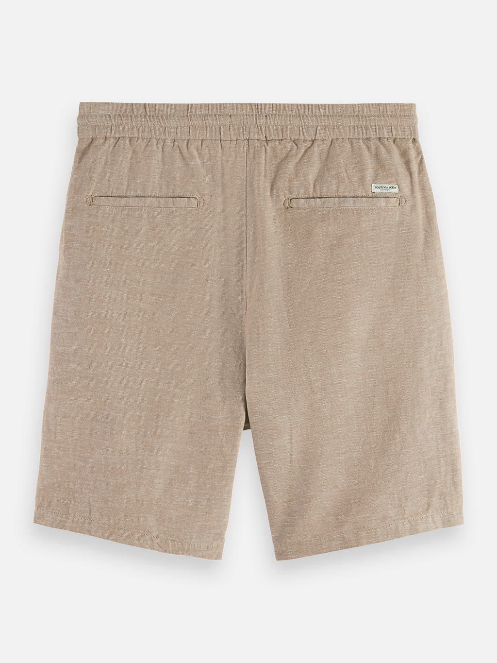 Seasonal core Fave cotton linen regular-fit chino shorts