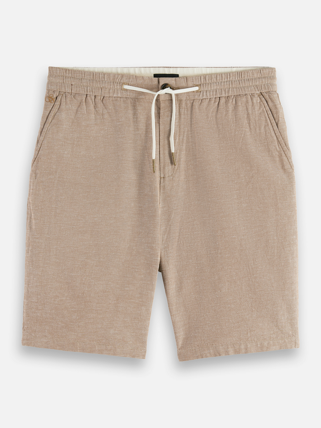 Seasonal core Fave cotton linen regular-fit chino shorts