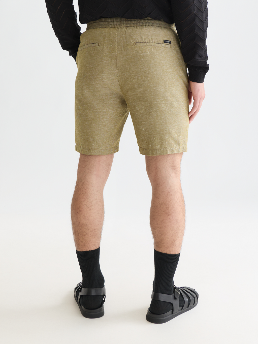 Seasonal core Fave cotton linen regular-fit chino shorts