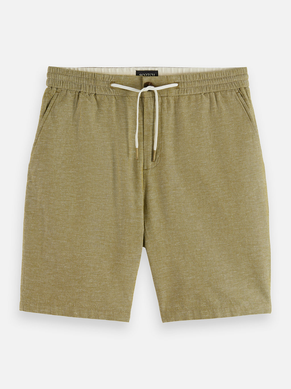 Seasonal core Fave cotton linen regular-fit chino shorts
