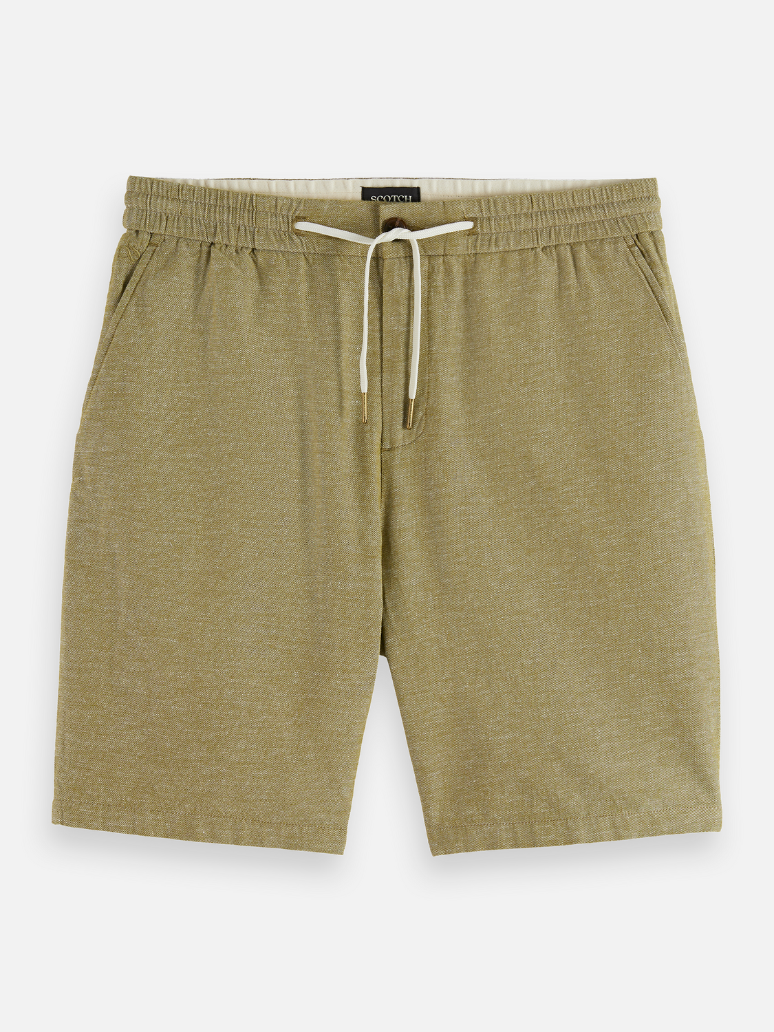 Seasonal core Fave cotton linen regular-fit chino shorts