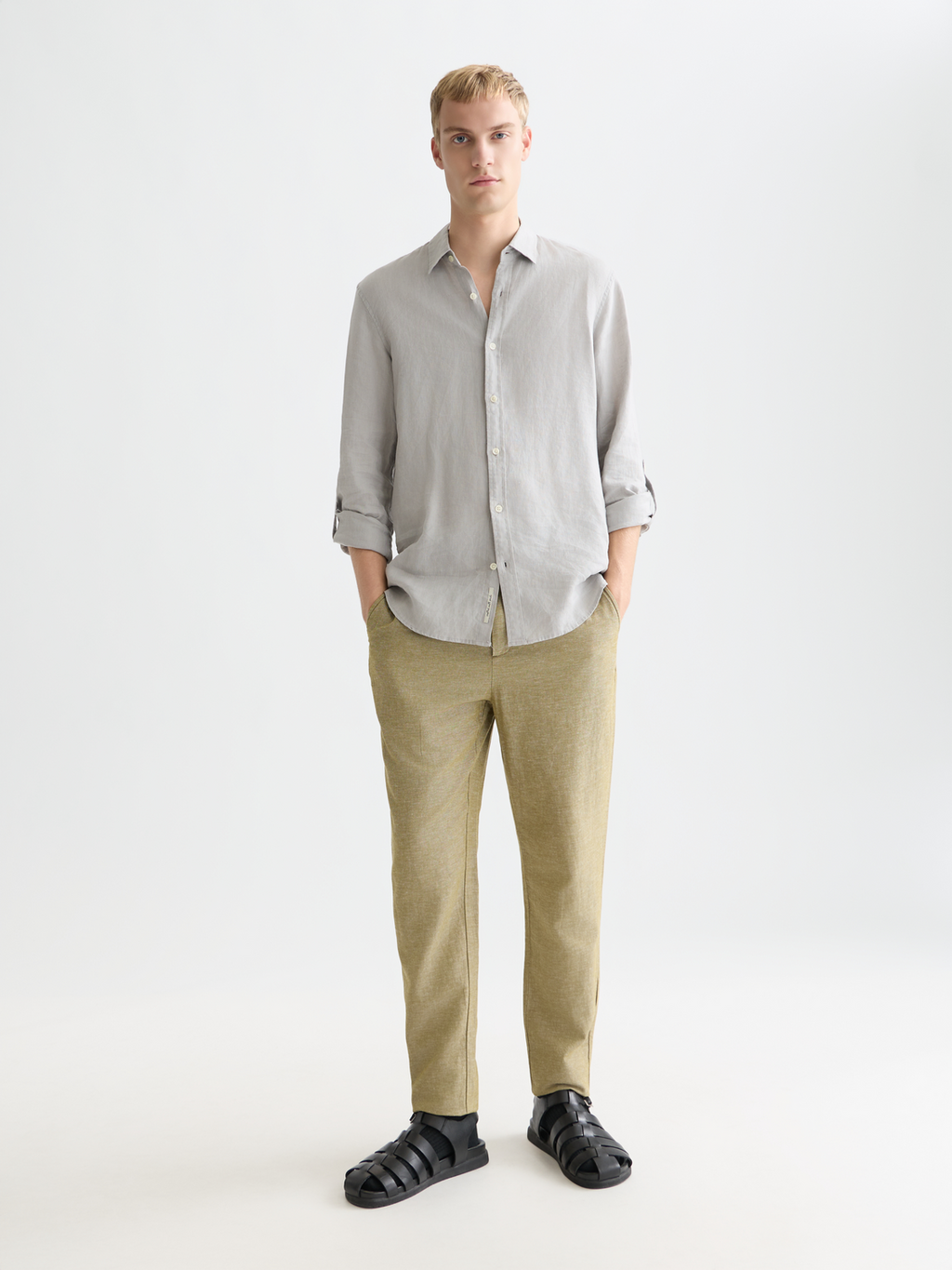 Seasonal core Warren cotton linen jogger