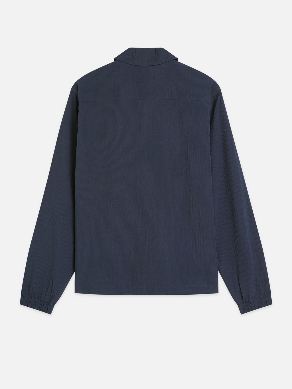Crinckled cotton-blend coach jacket