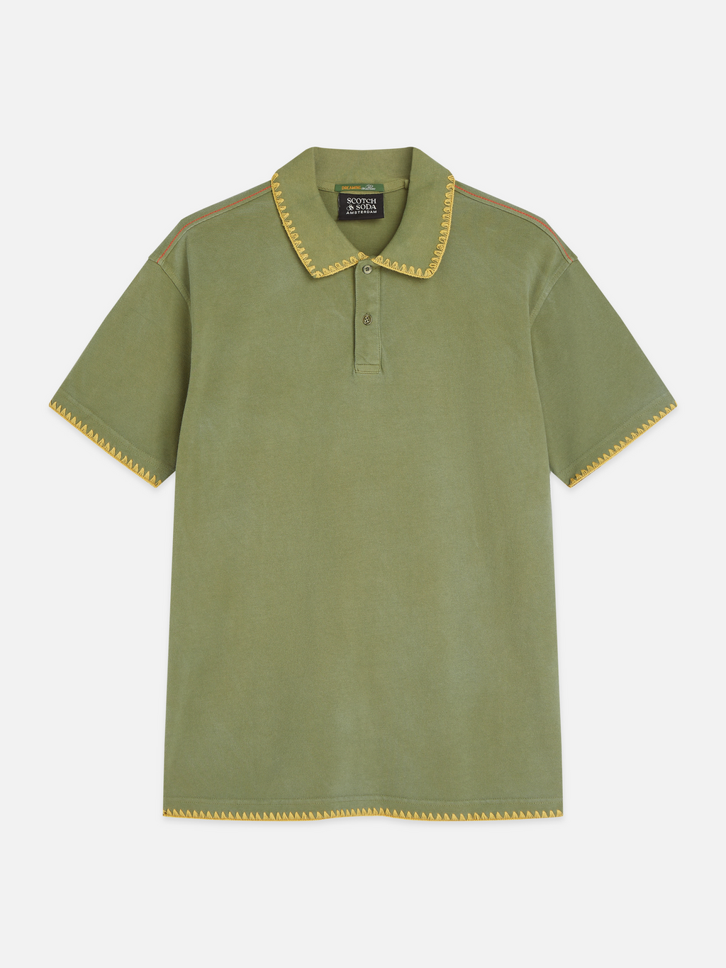 Pique relaxed polo