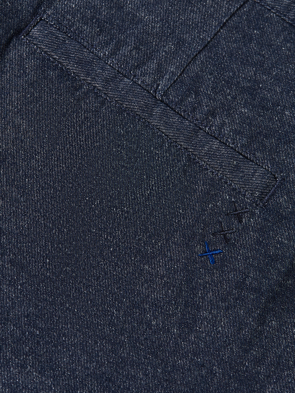 Harper cotton-linen tapered chino