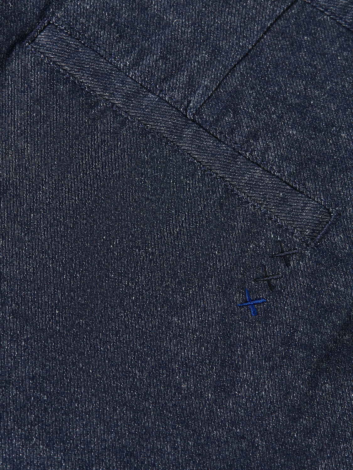 Harper cotton-linen tapered chino