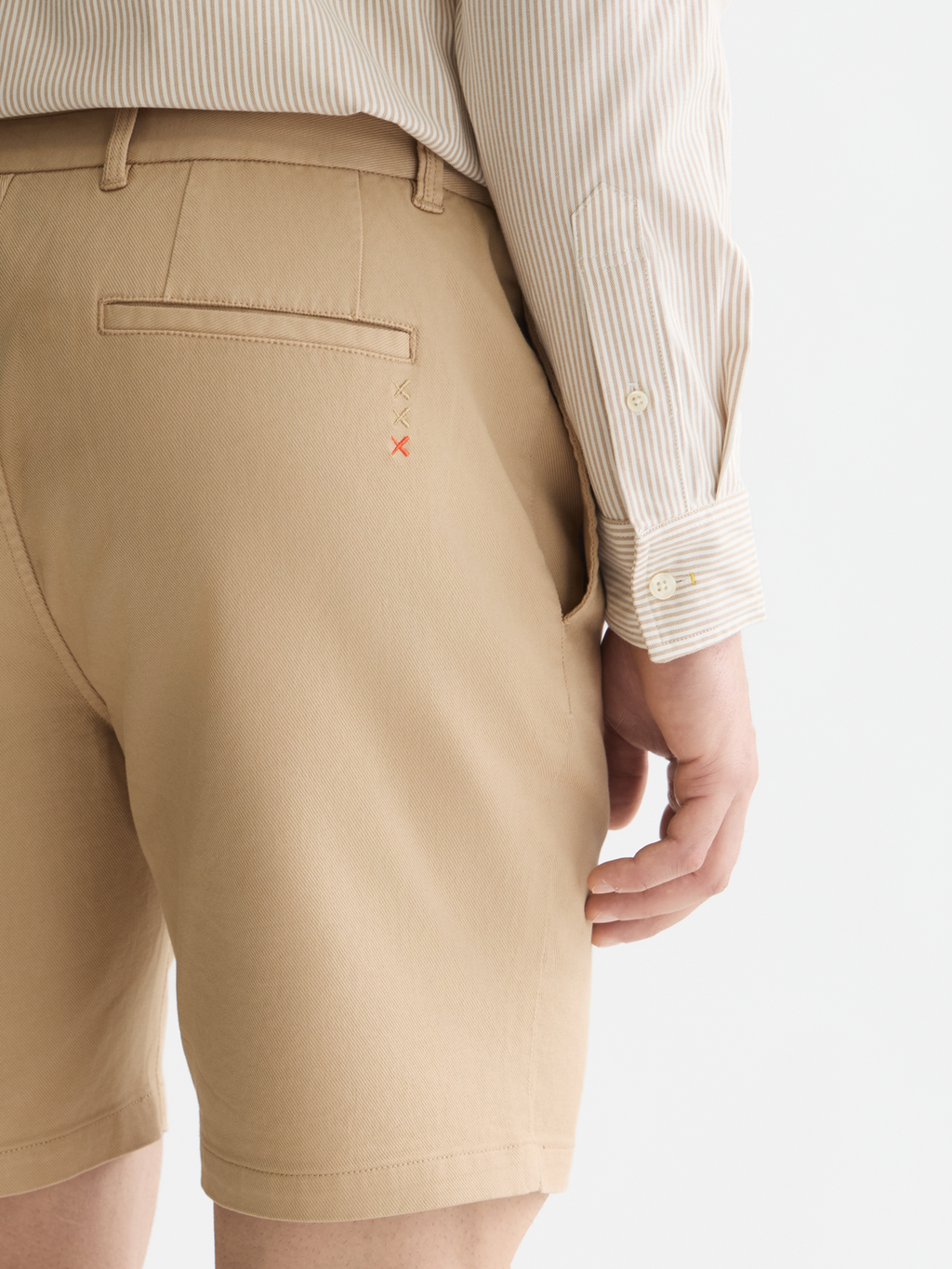 Stuart cotton twill shorts