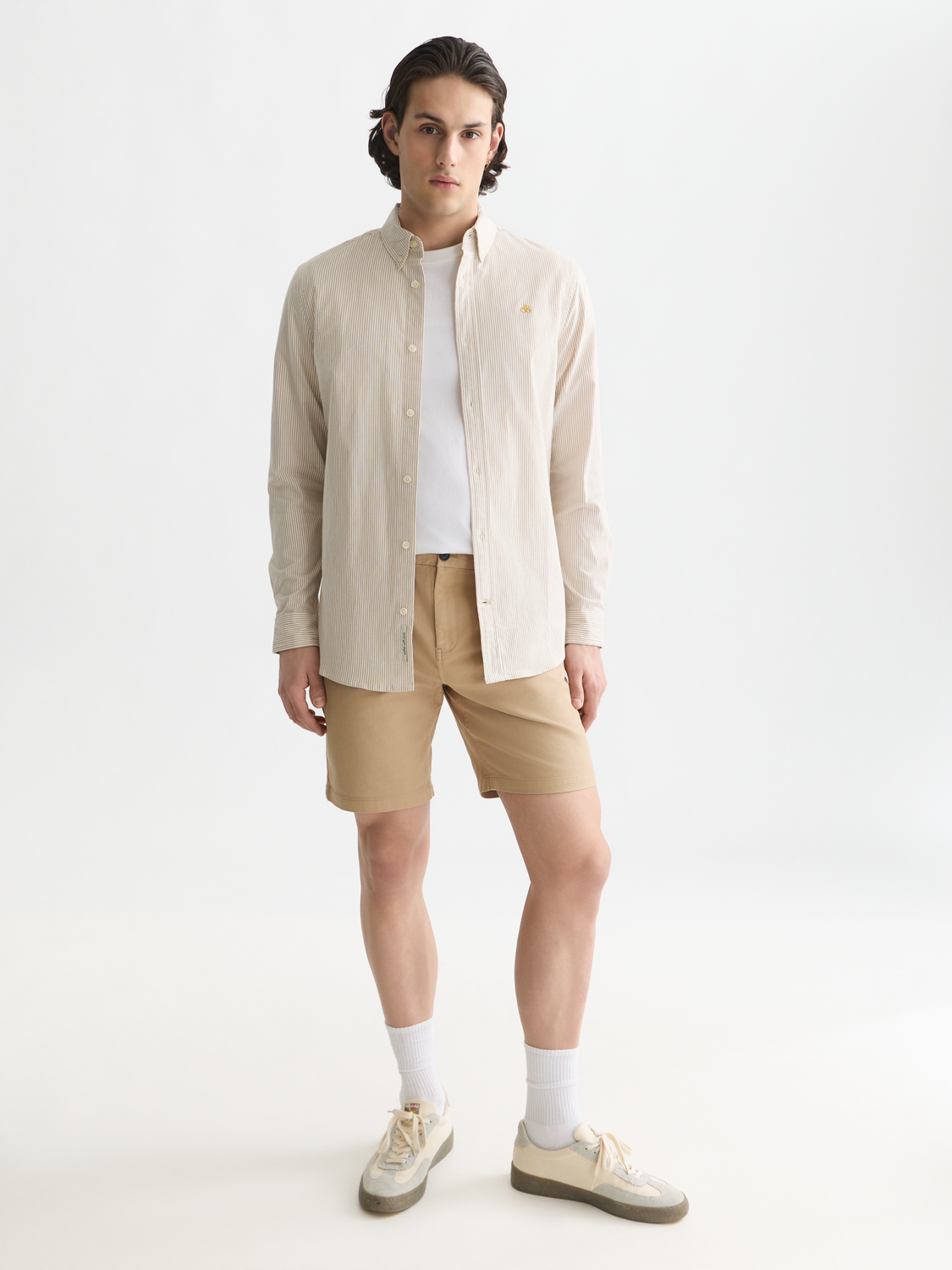 Stuart cotton twill shorts