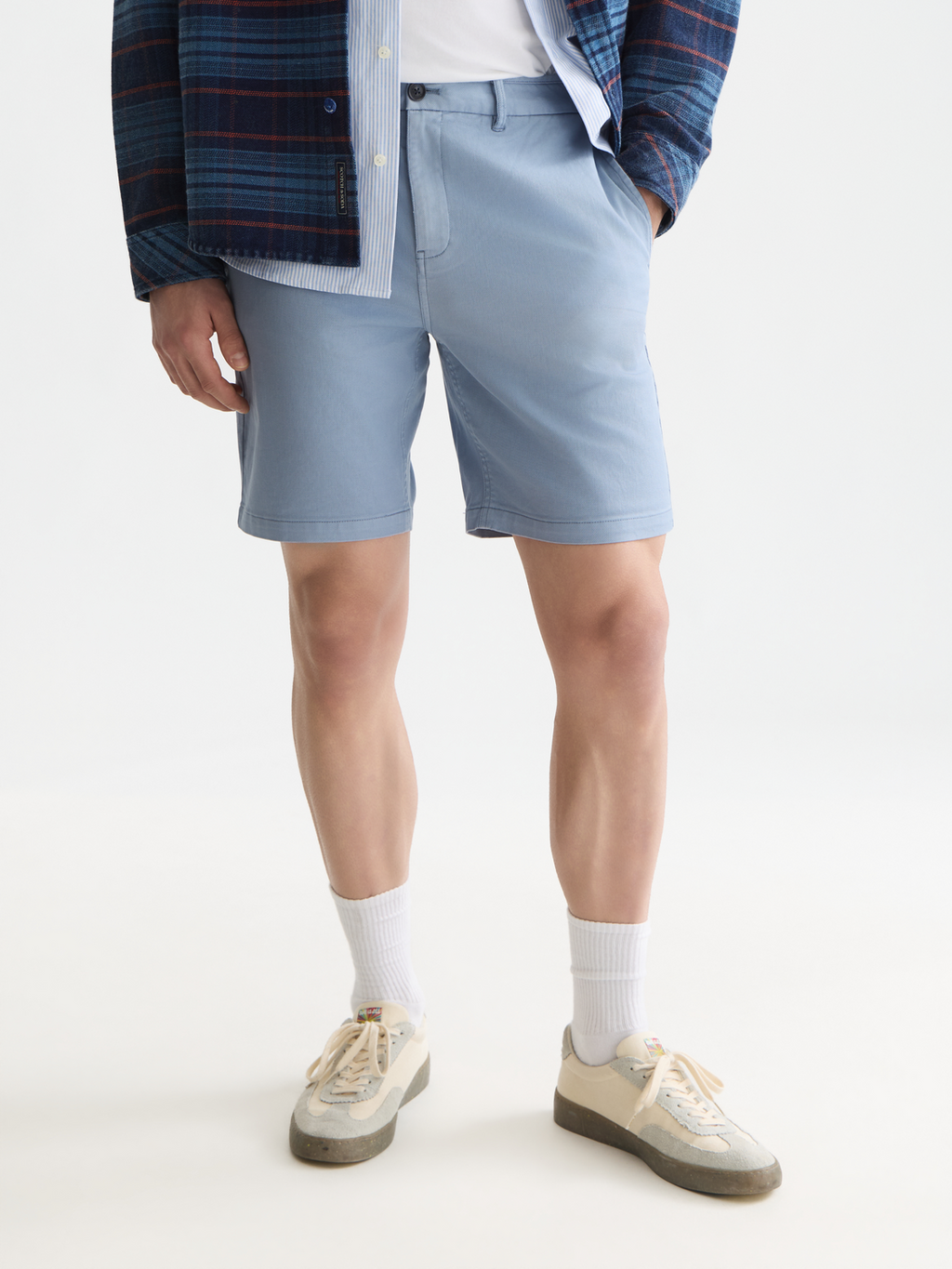 Stuart cotton twill shorts