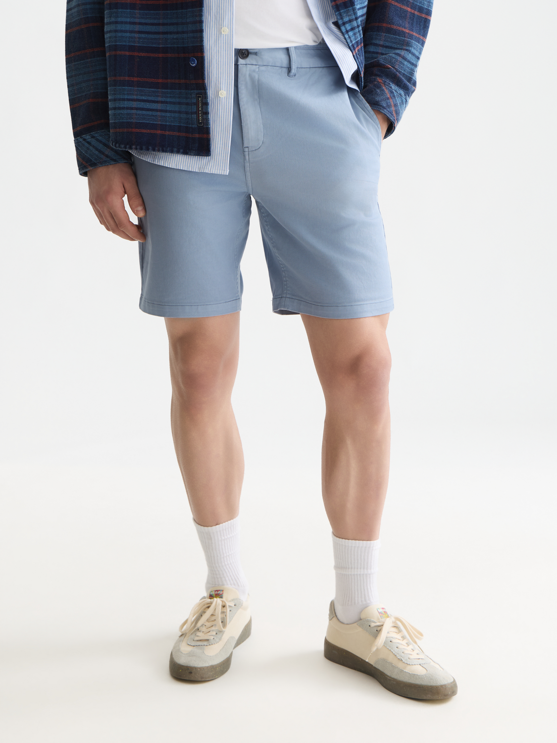 Stuart cotton twill shorts