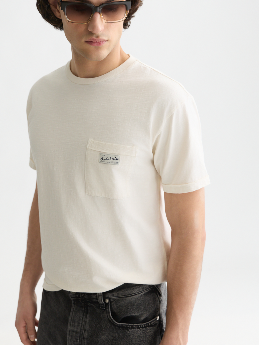 Garment-dyed relaxed T-shirt