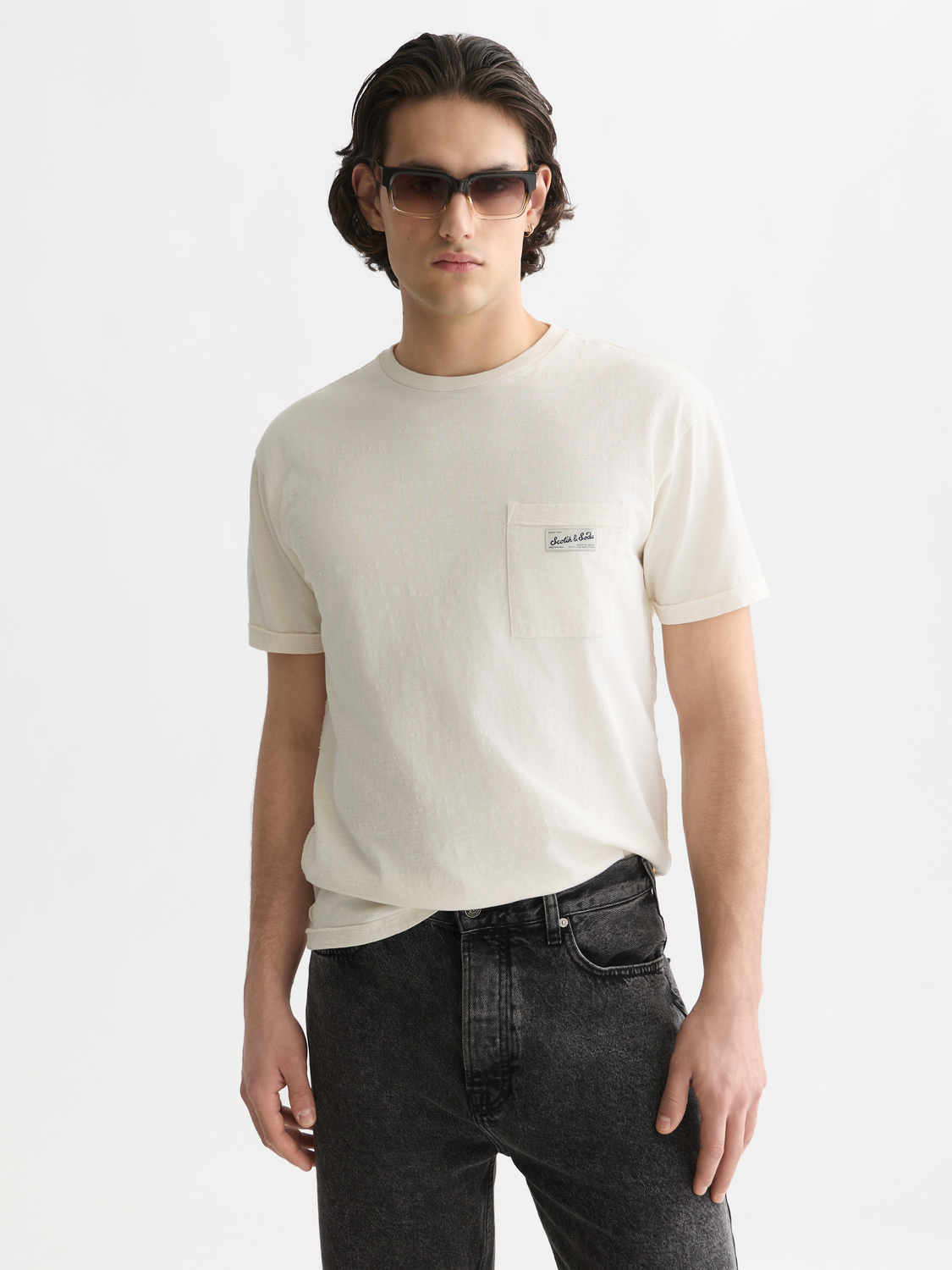 Garment-dyed relaxed T-shirt