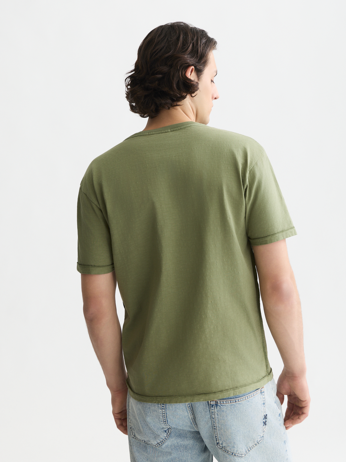 Garment-dyed relaxed T-shirt