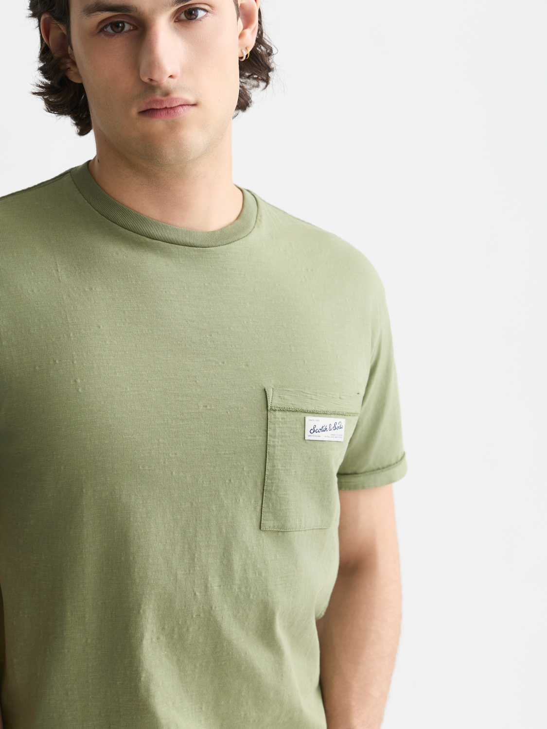 Garment-dyed relaxed T-shirt