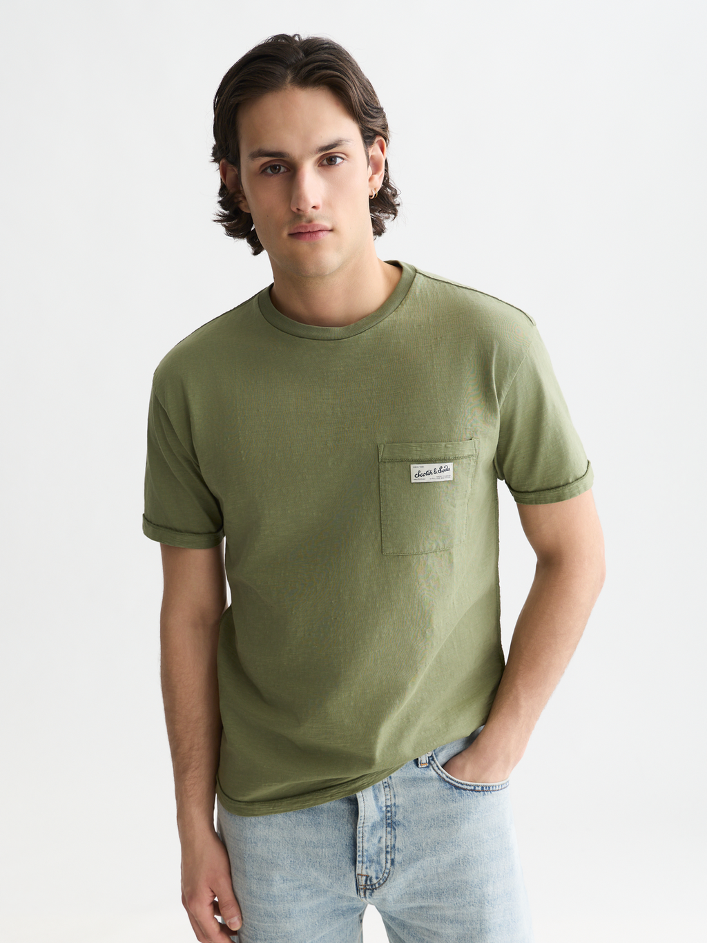 Garment-dyed relaxed T-shirt