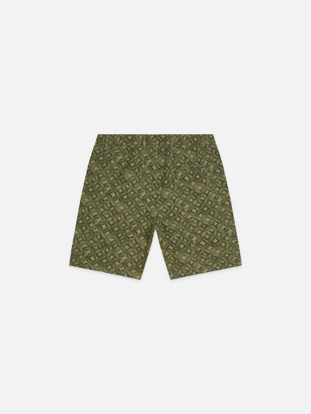 Stuart cotton twill printed shorts