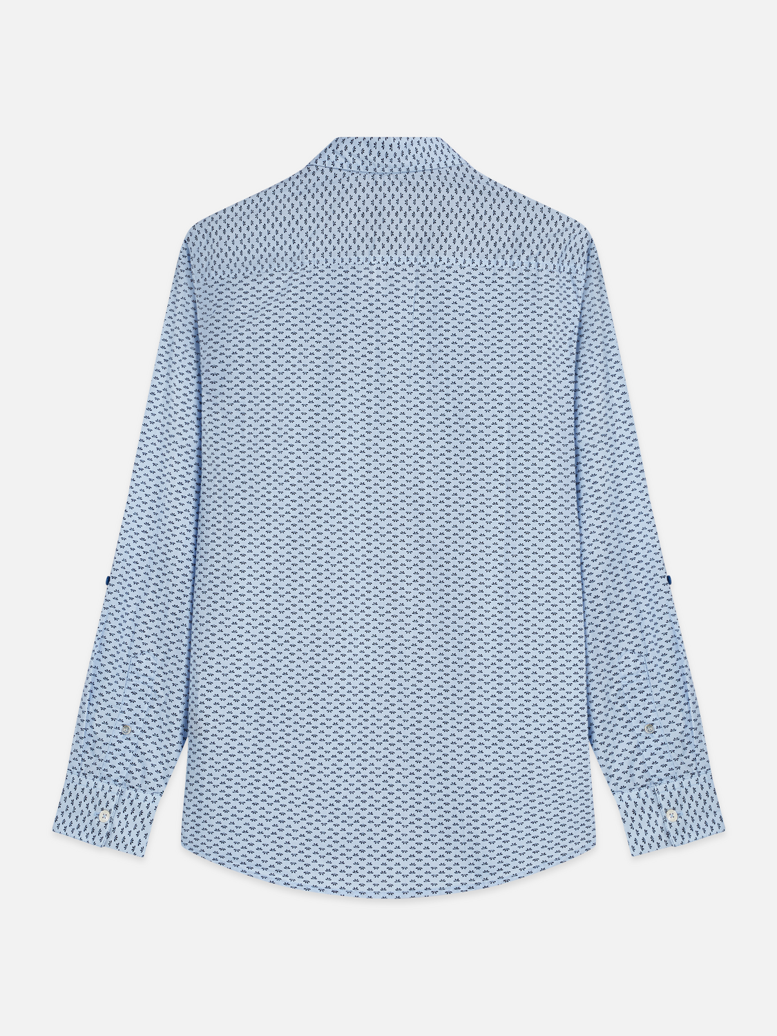 Printed cotton poplin shirt