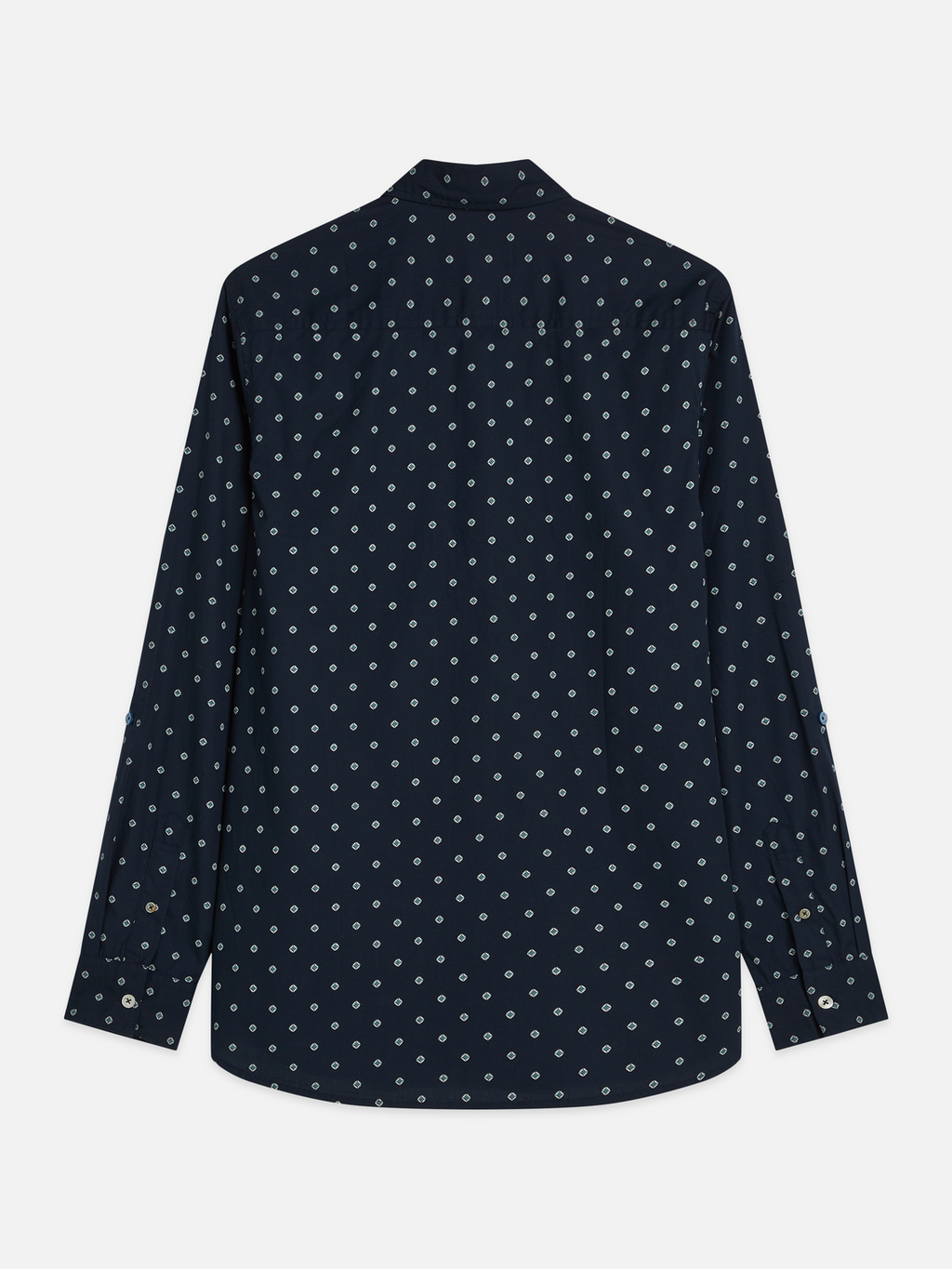 Printed cotton poplin shirt
